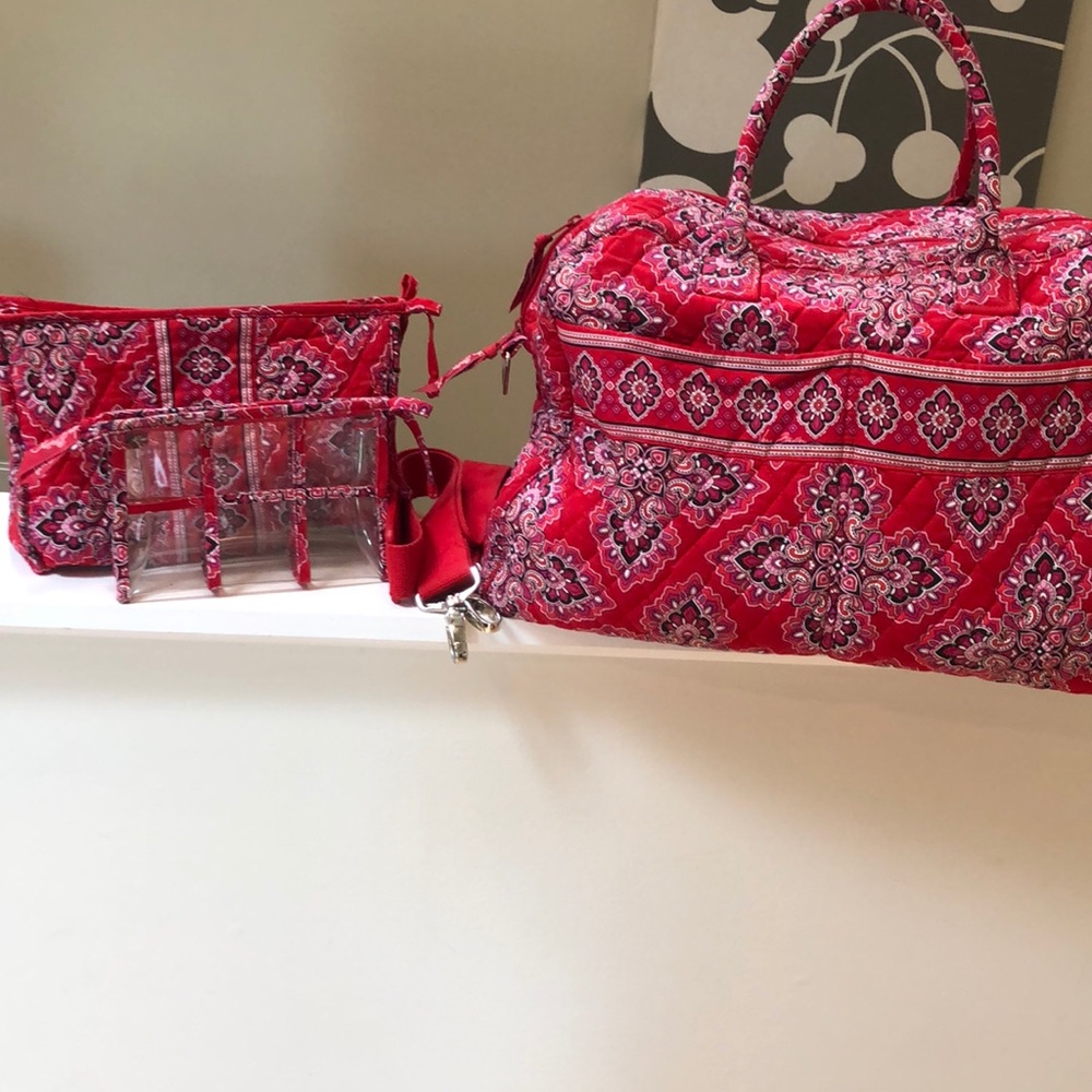Vera Bradley weekender set